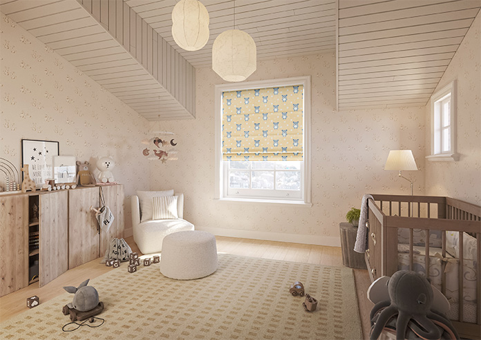 Teddy Trails, Cream - Roman Blind - Image 6